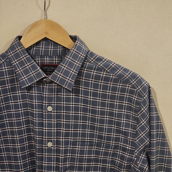 UNTUCKit Performance Flannel Button Down M - Picture 1 of 6